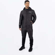 Charger l&#39;image dans la galerie, PodiumHybridQuilted_Hoodie_M_Black_221112-1010_Fullbody
