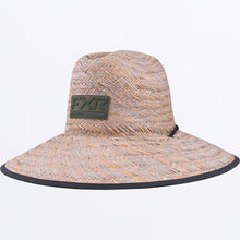 Load image into Gallery viewer, ShoresideStraw_Hat_ArmyMoss_SKU_261948-_7579_Front
