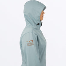 Charger l'image dans la galerie, Ridge_Softshell_Hoodie_W_LtSteelBlack_232200-_0310_SideDetail
