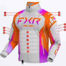 Charger l'image dans la galerie, CustomColdCross_RRJacket_GreyOrangeRazz_250099-_3028_front
