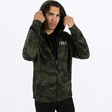 Charger l&#39;image dans la galerie, ClutchCottonZipHoodie_M_ArmyCamoGrey_251157-_7605_side2
