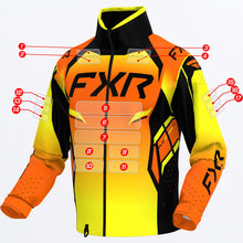 Load image into Gallery viewer, CustomColdCrossRR_Jacket_YellowBlackOrange_SKU_260099-_6030_Front
