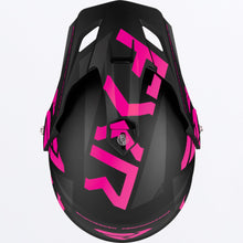 Load image into Gallery viewer, TorqueXTeam_Helmet_BlackEPink_230635-_1094_top
