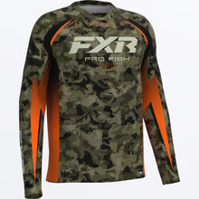 Load image into Gallery viewer, MTournamentAirUPF_Longsleeve_MossDriftCamoOrange_SKU_262087-_7930_Front
