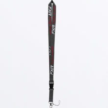 Load image into Gallery viewer, FXRFish_Lanyard_CharcoalRed_241902-_0820_front
