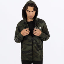 Charger l&#39;image dans la galerie, ClutchCottonZipHoodie_M_ArmyCamoGrey_251157-_7605_Side
