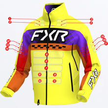 Load image into Gallery viewer, CustomColdCrossRR_Jacket_YellowPurple_SKU_260099-_6080_Front
