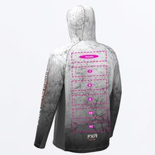 Charger l'image dans la galerie, Derby_Air_UPF_Pullover_Hoodie_M_GreyRippleRed_232025-_0720_back
