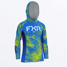 Load image into Gallery viewer, Attack_UPF_Hoodie_Y_BlueHivisRipple_232272_4166_Front
