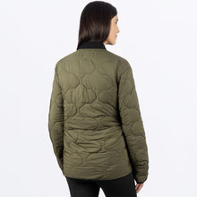 Load image into Gallery viewer, RigQuilted_Jacket_MossBlack_W_242034-_7910_back