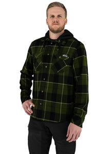 M Timber Hooded Flannel Shirt 21