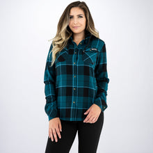 Load image into Gallery viewer, Women&#39;s Timber Hooded Flannel Shirt 21
