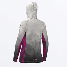 Load image into Gallery viewer, Tournament_Pro_UPF_Pullover_Hoodie_W_GreyFuchsiaRipple_232241_0591_back
