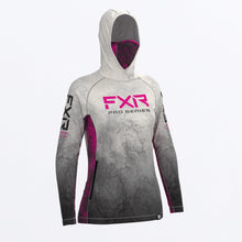 Load image into Gallery viewer, Tournament_Pro_UPF_Pullover_Hoodie_W_GreyFuchsiaRipple_232241_0591_front
