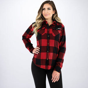 Women's Timber Hooded Flannel Shirt 21