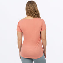 Load image into Gallery viewer, Lotus_Active_Tshirt_W_MutedMelon_232255-_9300_back
