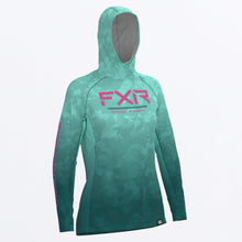 Load image into Gallery viewer, Derby_UPF_Pullover_Hoodie_W_SeafoamCamoEPink_232246_5994_front
