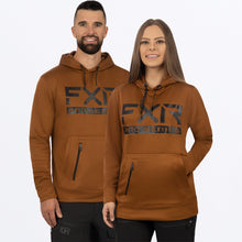 Load image into Gallery viewer, Podium_Tech_PO_Hoodie_CopperBlack_232037_1910_front
