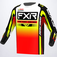 Load image into Gallery viewer, ClutchPro_MXJersey_BlackWhiteHiVis_233327-_4565_front
