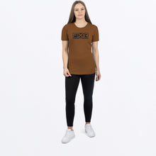 Load image into Gallery viewer, PodiumPrem_TShirt_W_CopperBlack_241412-_1910_FPodiumPrem_TShirt_W_CopperBlack_241412-_1910_front
