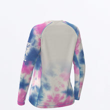 Load image into Gallery viewer, Attack_UPF_Longsleeve_W_CreamPinkBlueDye_232243_0196_back
